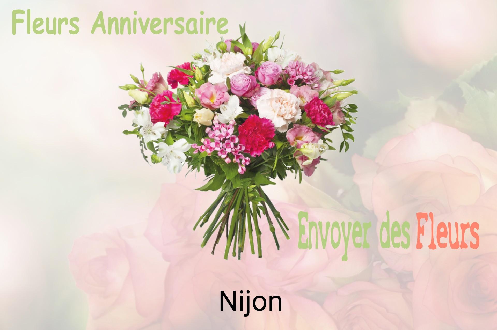 Bouquet de fleurs d’anniversaire livré à Nijon